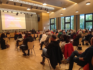 Vortrag von Klaus Buchner zu "5G-Mobilfunk - Gefahr für unsere Gesundheit" in Dußlingen