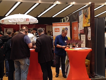 ÖDP-Stand auf dem Heldenmarkt in Stuttgart